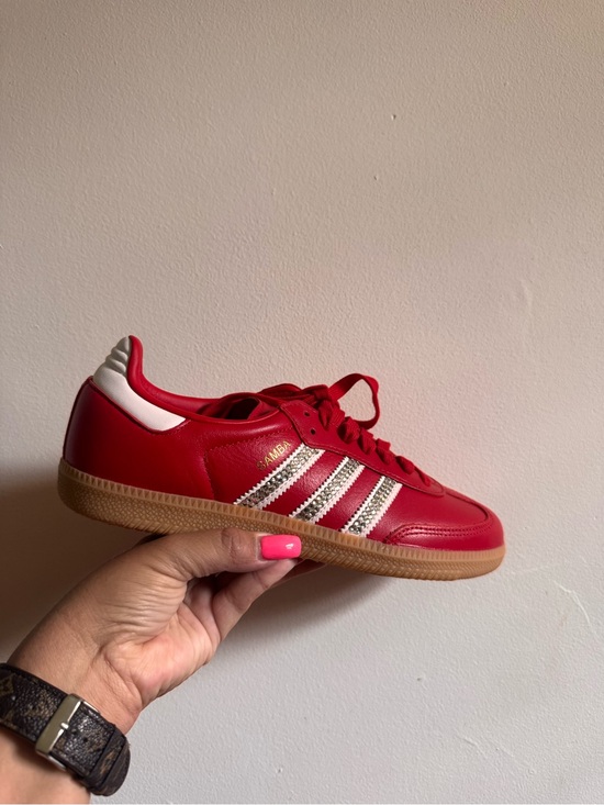 adidas Shoes - NWT Adidas Samba Sneakers in Red with Gum Sole